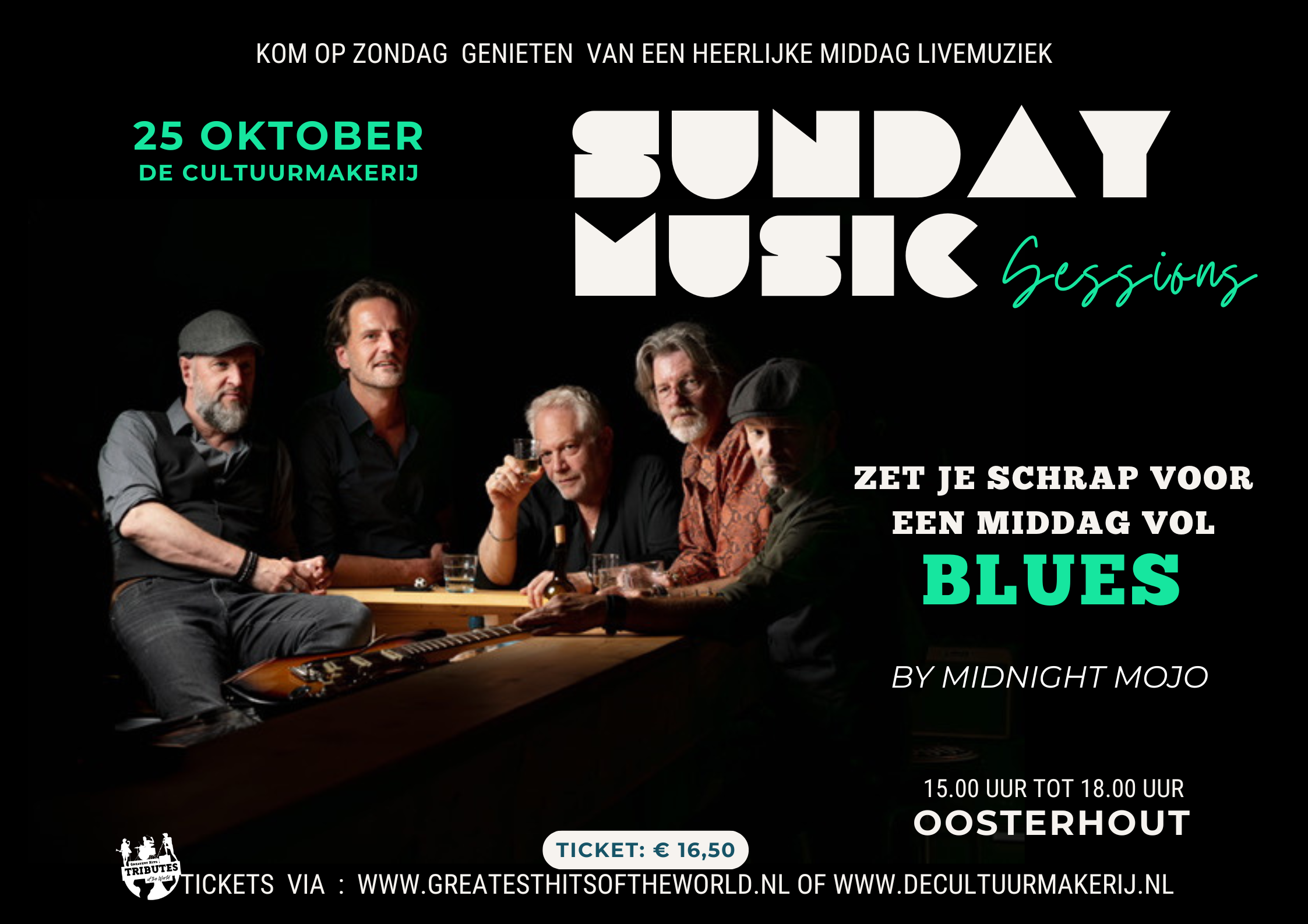 25 Oktober 2026 - Sunday Music Sessions - Blues Roadtrip - Oosterhout
