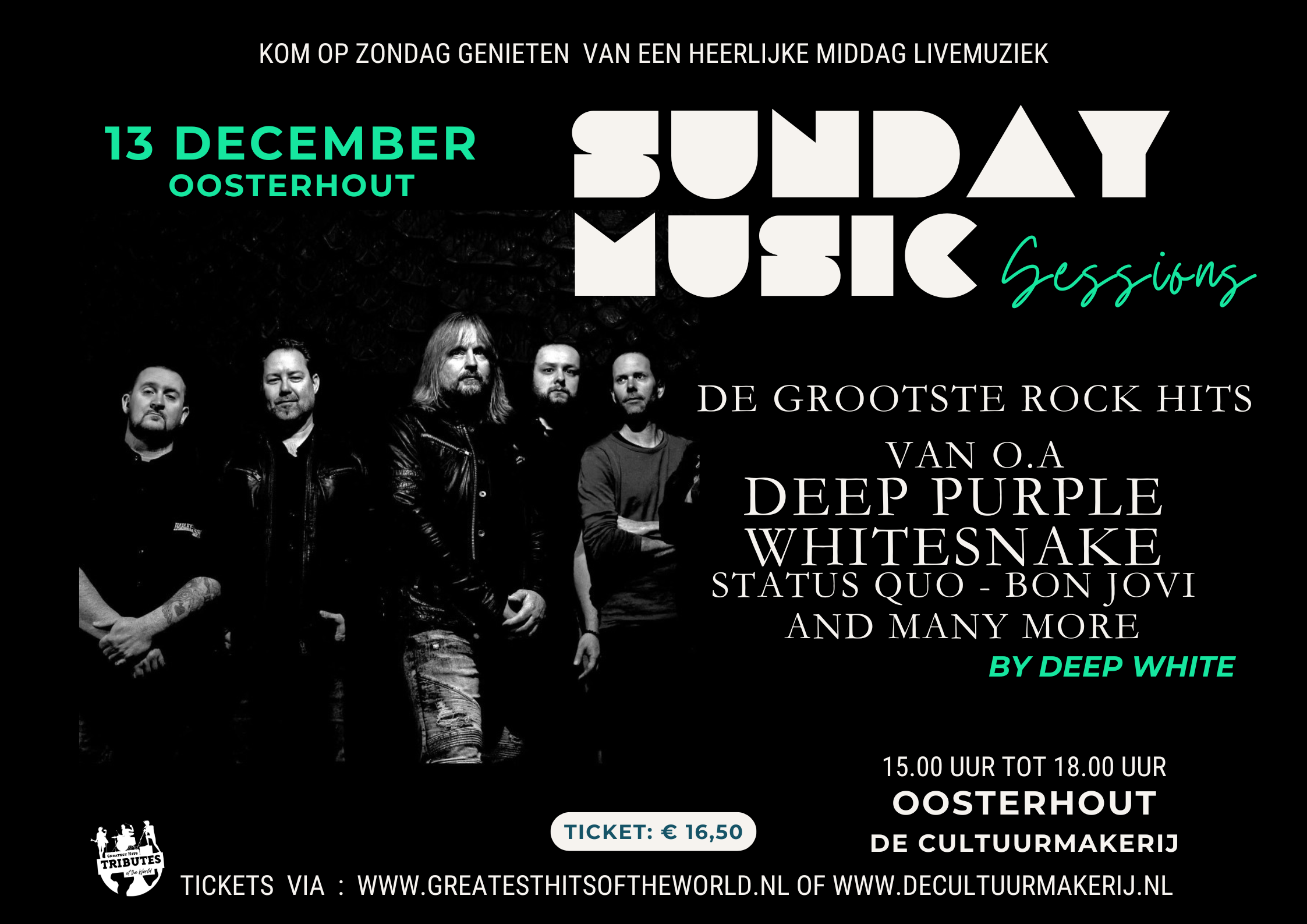 13 December - Sunday Music Sessions - Rock it is !